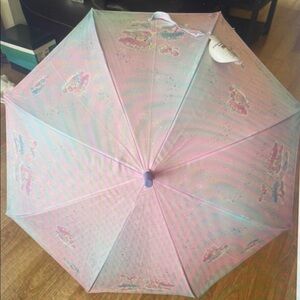 Pastel Umbrella with Cartoon Design